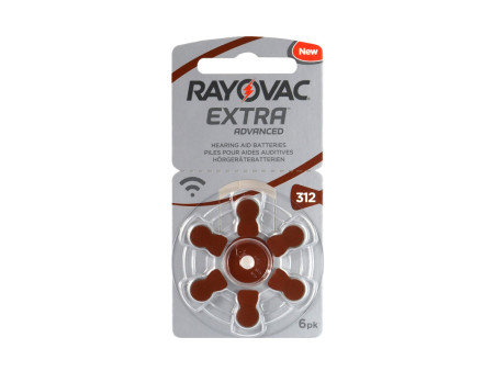 RAYOVAC μπαταρίες ακουστικών βαρηκοΐας 312MF, mercury free, 1.4V, 6τμχ