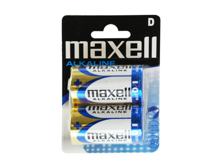 MAXELL αλκαλικές μπαταρίες LR20/D, 1.5V, 2τμχ