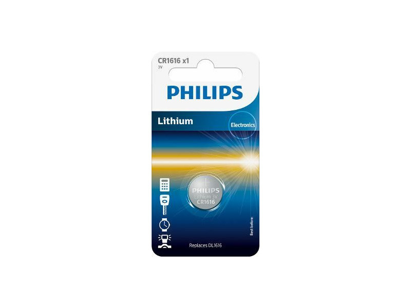 Philips Κουμπί Λιθίου CR1616 (1τμχ) | ATC | 01.005.0134