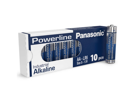 Panasonic Powerline AA LR6AD Αλκαλική Μπαταρία (10τμχ) | ATC | 01.001.0122