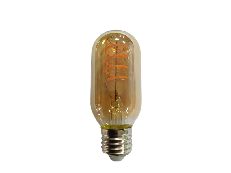 ΛΑΜΠΤΗΡAΣ LED FILAMENT DIMMABLE AMBER SPIRAL   6W   E27 - T45 | ΑΤΜΑΝ | E27-00755