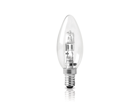 ΦOSME ECO HALOGEN ΚΕΡΙ ΔΙΑΦΑΝΟ Ε14 28W 2800Κ 370LM