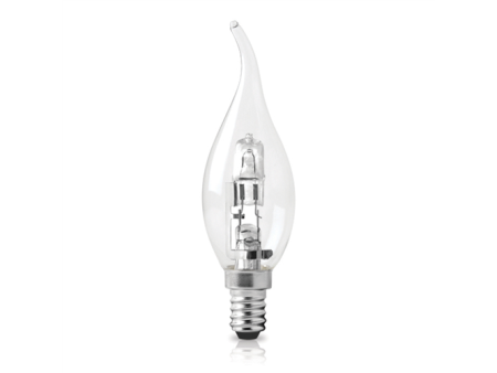 ΦOSME ECO HALOGEN ΚΕΡΙ ME MYTH ΔΙΑΦΑΝΟ Ε14 18W 2800Κ 210LM BLISTER