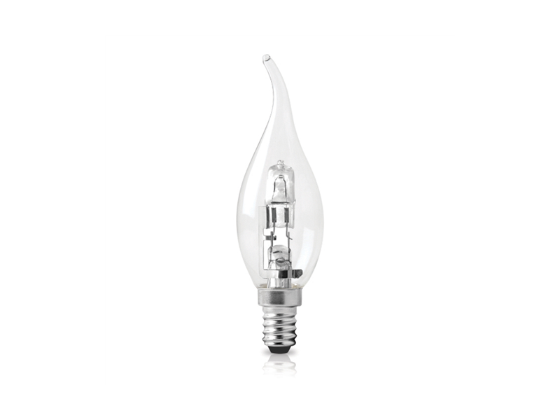 ΦOSME ECO HALOGEN ΚΕΡΙ ME MYTH ΔΙΑΦΑΝΟ Ε14 18W 2800Κ 210LM