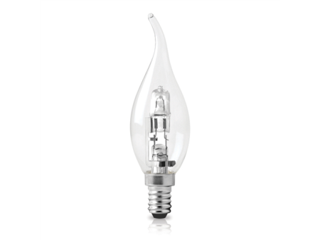 ΦOSME ECO HALOGEN ΚΕΡΙ ME MYTH ΔΙΑΦΑΝΟ Ε14 28W 2800Κ 370LM