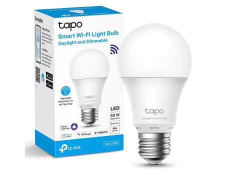 TP-LINK Smart λάμπα LED TAPO-L520E, WiFi, 8W, 806lm, E27, Ver. 1.0