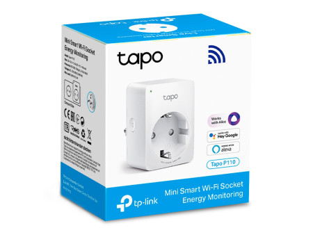 TP-LINK smart αντάπτορας ρεύματος TAPO-P110, Wi-Fi, bluetooth, Ver. 1.0