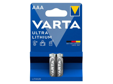 VARTA μπαταρίες λιθίου Ultra, AAA, 1.5V, 2τμχ