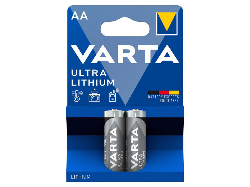 VARTA μπαταρίες λιθίου Ultra, AA, 1.5V, 2τμχ