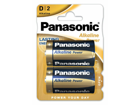 PANASONIC αλκαλικές μπαταρίες Alkaline Power, D/LR20, 1.5V, 2τμχ