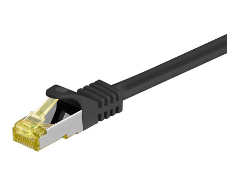 GOOBAY καλώδιο δικτύου 91608, CAT 7 S/FTP, 500 MHz, CU, 2m, μαύρο