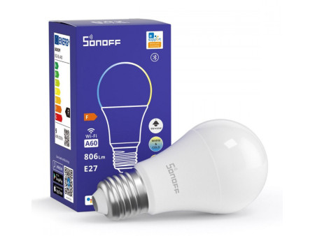 SONOFF smart λάμπα LED B02-BL-A60, Wi-Fi, 9W, E27, 2700K-6500K