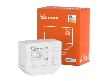 SONOFF smart διακόπτης ZBMINI-L, 1-gang, ZigBee 3.0, λευκός