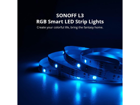 SONOFF smart LED καλωδιοταινία L3, RGB, Wi-Fi & Bluetooth, 5m