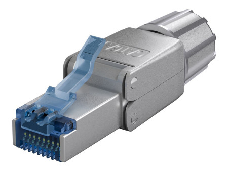 GOOBAY βύσμα RJ45 65939, CAT 6A STP, tool-free, ασημί