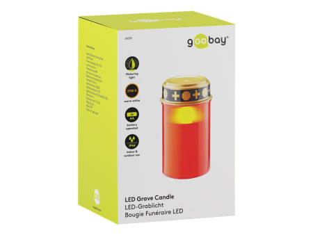 GOOBAY LED φωτιστικό κερί αφιέρωσης 60335, 3000K, IP44