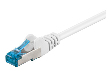 GOOBAY καλώδιο δικτύου 94158, CAT 6A S/FTP, 500 MHz, CU, 0.25m, λευκό