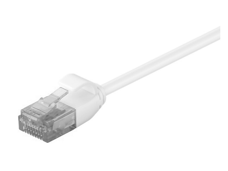 POWERTECH καλώδιο δικτύου CAB-N313, Cat 6 U/UTP, slim, copper, 1m, λευκό