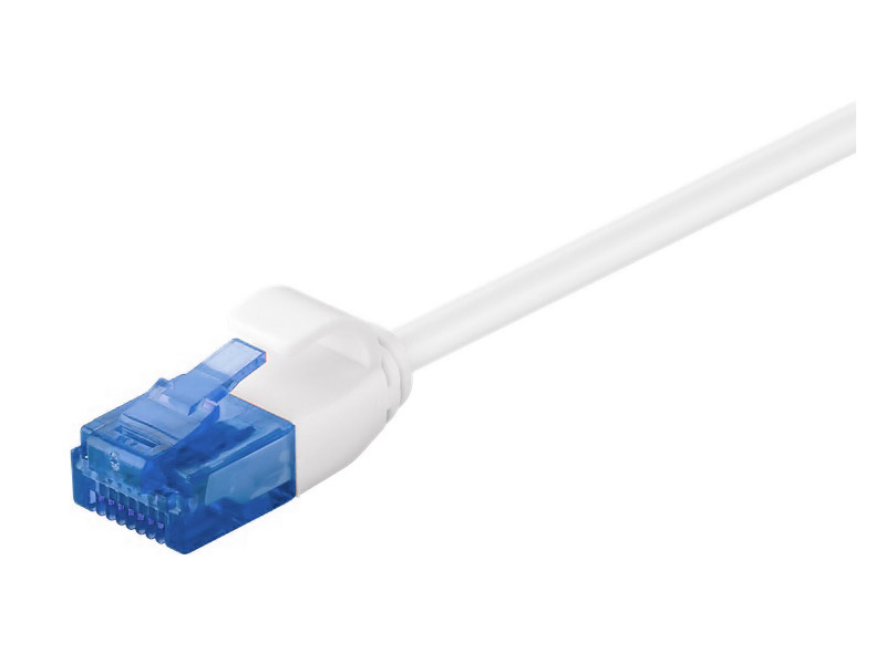 POWERTECH καλώδιο δικτύου CAB-N319, Cat 6 U/UTP, slim, copper, 2m, λευκό