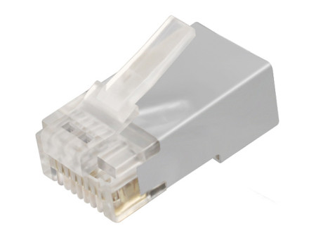 POWERTECH βύσμα RJ45 Cat 6a CAB-N321, μεταλλικό, 8p8cs, 50τμχ