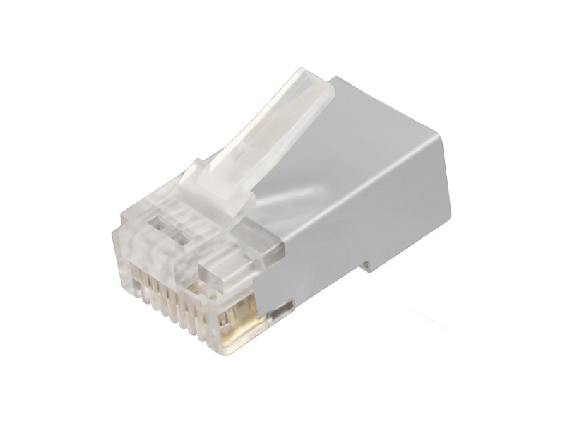 POWERTECH βύσμα RJ45 Cat 6a CAB-N321, μεταλλικό, 8p8cs, 50τμχ