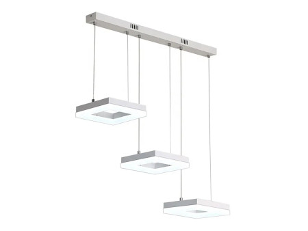 POWERTECH LED φωτιστικό οροφής HLL-0102, 35W, 4000K, 70x120cm, λευκό