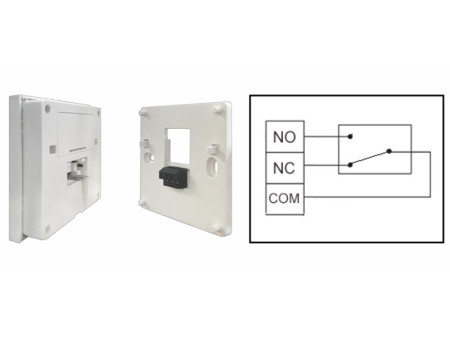 POWERTECH ψηφιακός θερμοστάτης αερίου PT-1047, χωνευτός, λευκός