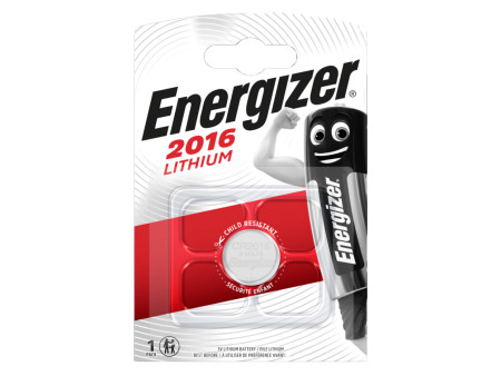 ENERGIZER μπαταρία λιθίου CR2016, 3V, 1τμχ