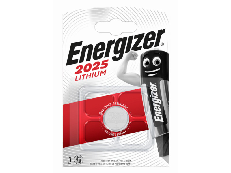 ENERGIZER μπαταρία λιθίου CR2025, 3V, 1τμχ