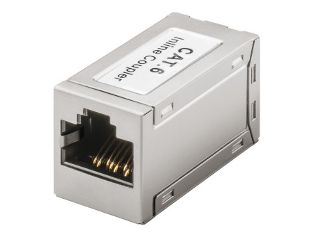 GOOBAY σύνδεσμος RJ45 Cat 6 15217, 250MHz, PoE+, ασημί