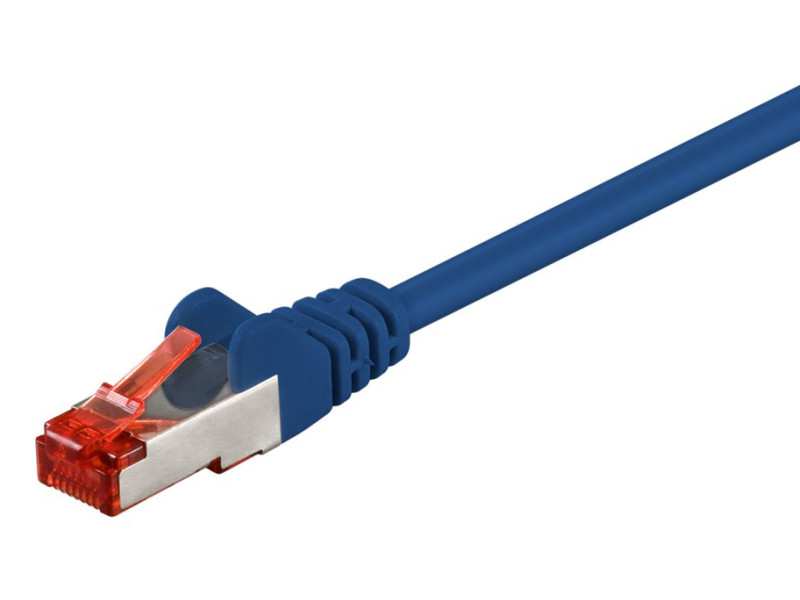 GOOBAY καλώδιο δικτύου 95565, CAT 6 S/FTP, CCA, 250MHz, 1.5m, μπλε