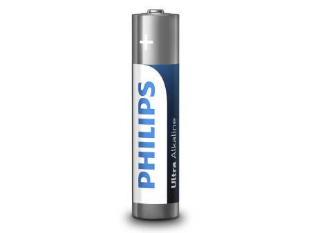 PHILIPS Ultra αλκαλικές μπαταρίες LR03E1BK/00, AAA LR03 1.5V, 500τμχ