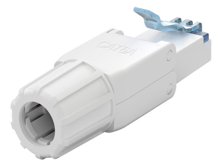 GOOBAY βύσμα RJ45 65941, CAT 6A UTP, tool-free, λευκό