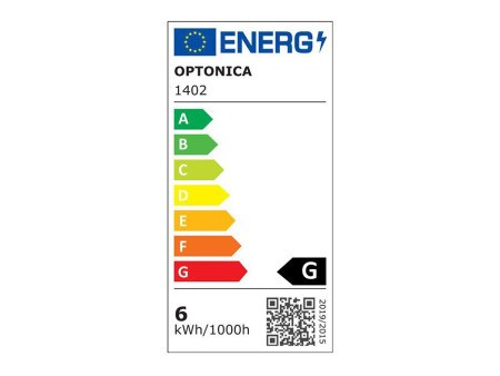 OPTONICA LED λάμπα G45 1402, 5.5W, 4500K, E14, 450lm