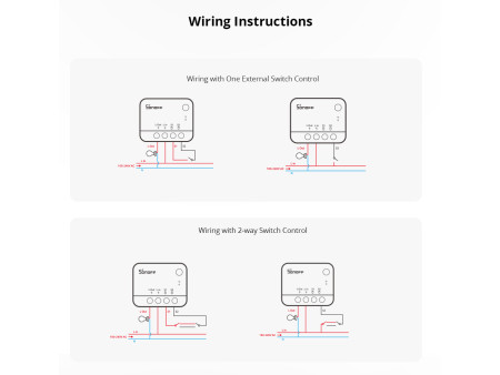 SONOFF smart διακόπτης ZBMINI-L2, 1-gang, ZigBee 3.0, λευκός