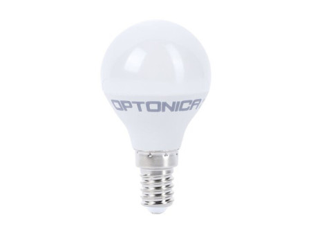 OPTONICA LED λάμπα G45 1401, 5.5W, 6000K, E14, 450lm