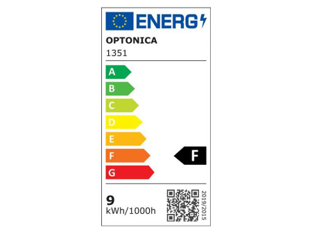 OPTONICA LED λάμπα A60 1351, 8.5W, 6000K, E27, 806lm