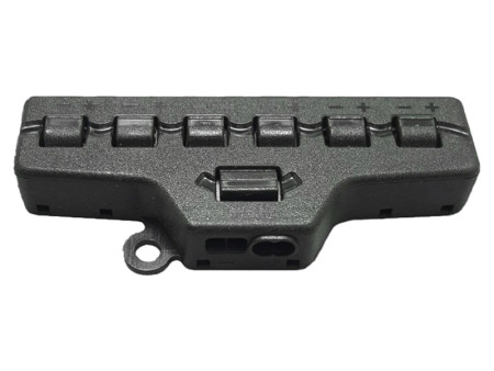 Splitter block TOOL-0095 για LED καλωδιοταινίες, 6-port, μαύρο