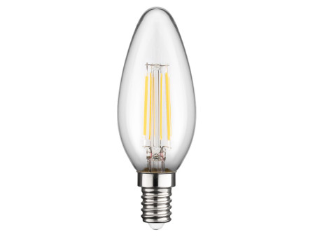 GOOBAY LED λάμπα candle 65390, E14, Filament, 4W, 2700K, 470lm