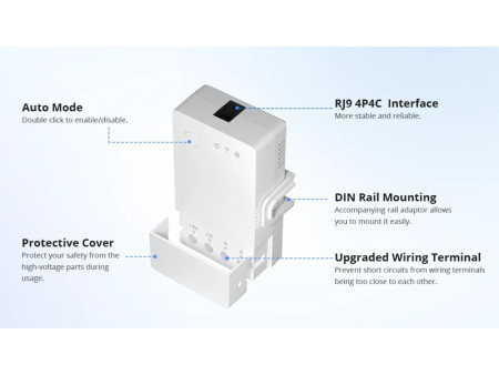SONOFF smart διακόπτης ελέγχου θερμοκρασίας/υγρασίας THR320, Wi-Fi, 20A