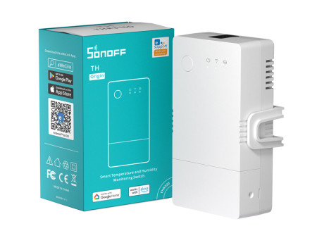 SONOFF smart διακόπτης ελέγχου θερμοκρασίας/υγρασίας THR320, Wi-Fi, 20A