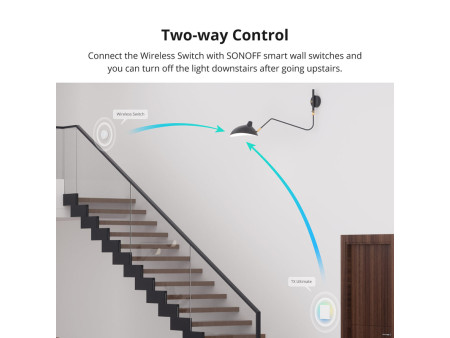 SONOFF smart διακόπτης SNZB-01P, μπαταρίας, Zigbee