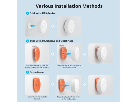 SONOFF smart διακόπτης SNZB-01P, μπαταρίας, Zigbee