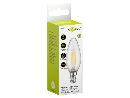 GOOBAY LED λάμπα candle 65393, E14, Filament, 6W, 2700K, 1055lm