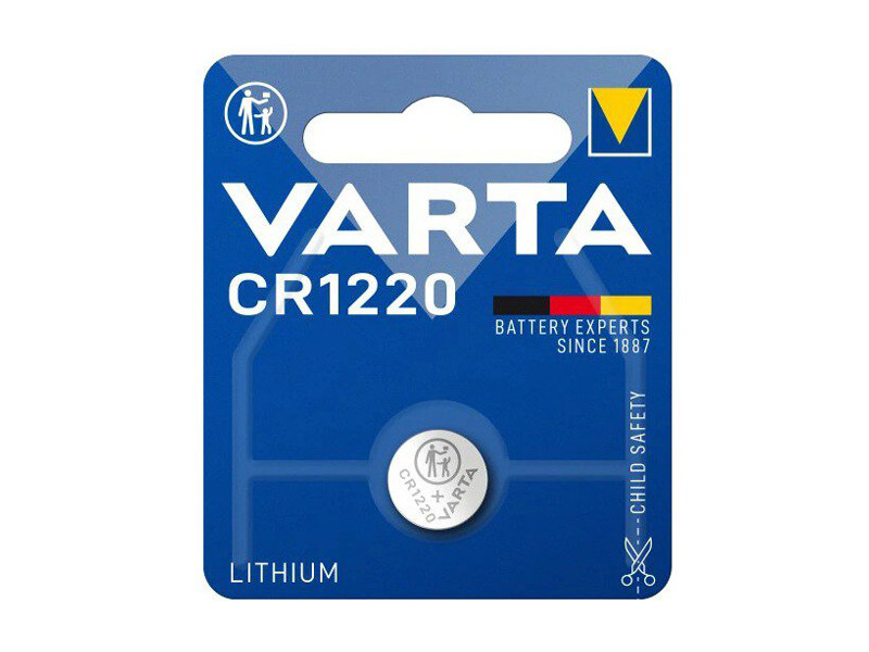 VARTA μπαταρία λιθίου CR1220, 3V, 1τμχ