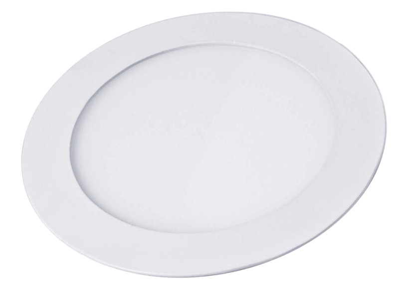 POWERTECH LED panel PT-1270 χωνευτό, 18W, Φ22cm, 4000K, 1440lm, λευκό