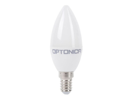 OPTONICA LED λάμπα candle C37 1429, 8W, 4500K, 710lm, E14