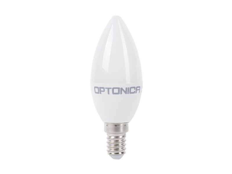 OPTONICA LED λάμπα candle C37 1429, 8W, 4500K, 710lm, E14