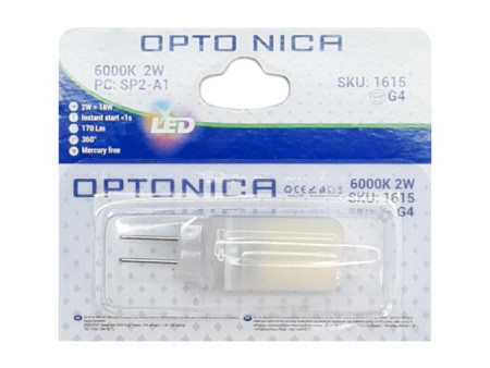 OPTONICA LED λάμπα 1615, 2W, 6000K, 170lm, G4