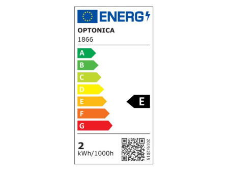 OPTONICA LED λάμπα G45 1866, Filament, 2W, 2700K, 200lm, E27